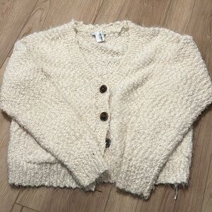 New with tags white birch popcorn cardigan